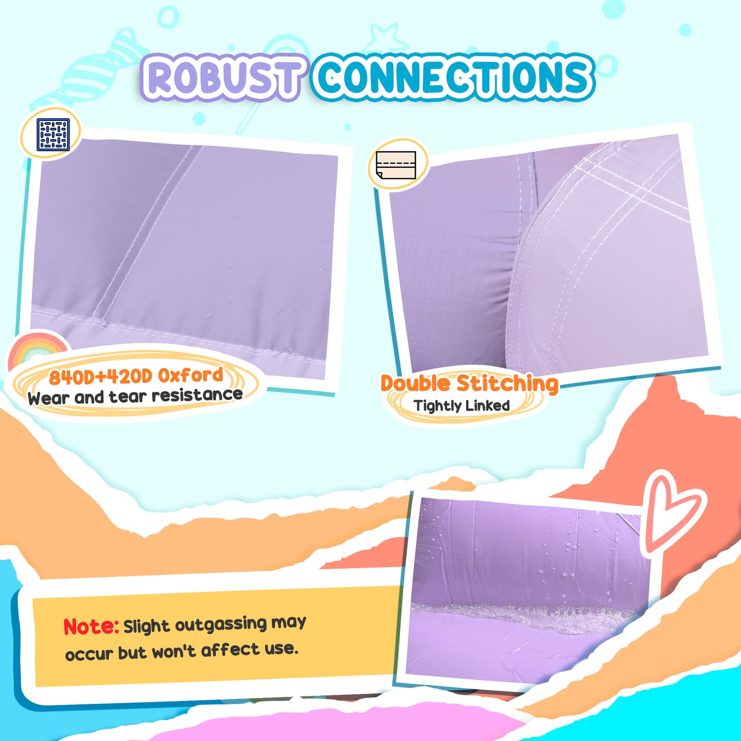 Castillo inflable con soplador de aire, tobogán, estacas, parches de reparación y bolsa de almacenamiento, para niños de 3 a 8 años, 98 x 65 x 79