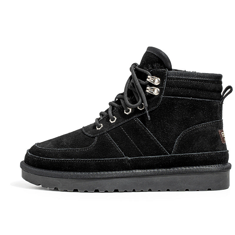 Autumn And Winter Snow Boots Men's Warm Thickened - Enfance-Heureuse