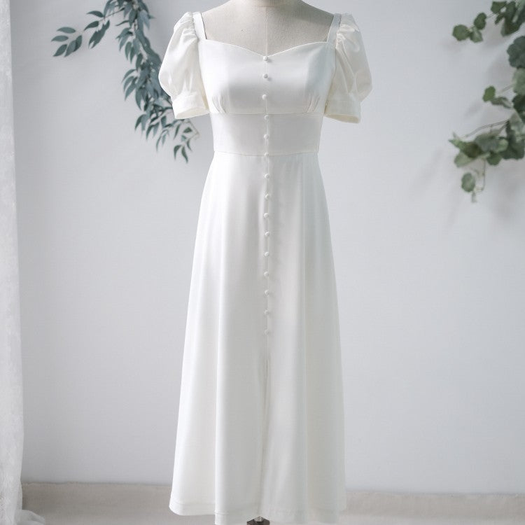 Short Travel License Registration Small White Skirt - Enfance-Heureuse